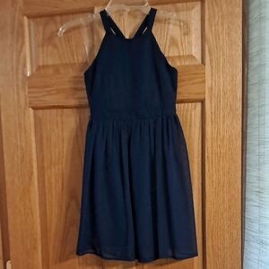 Elegant Navy Blue Kids Dress